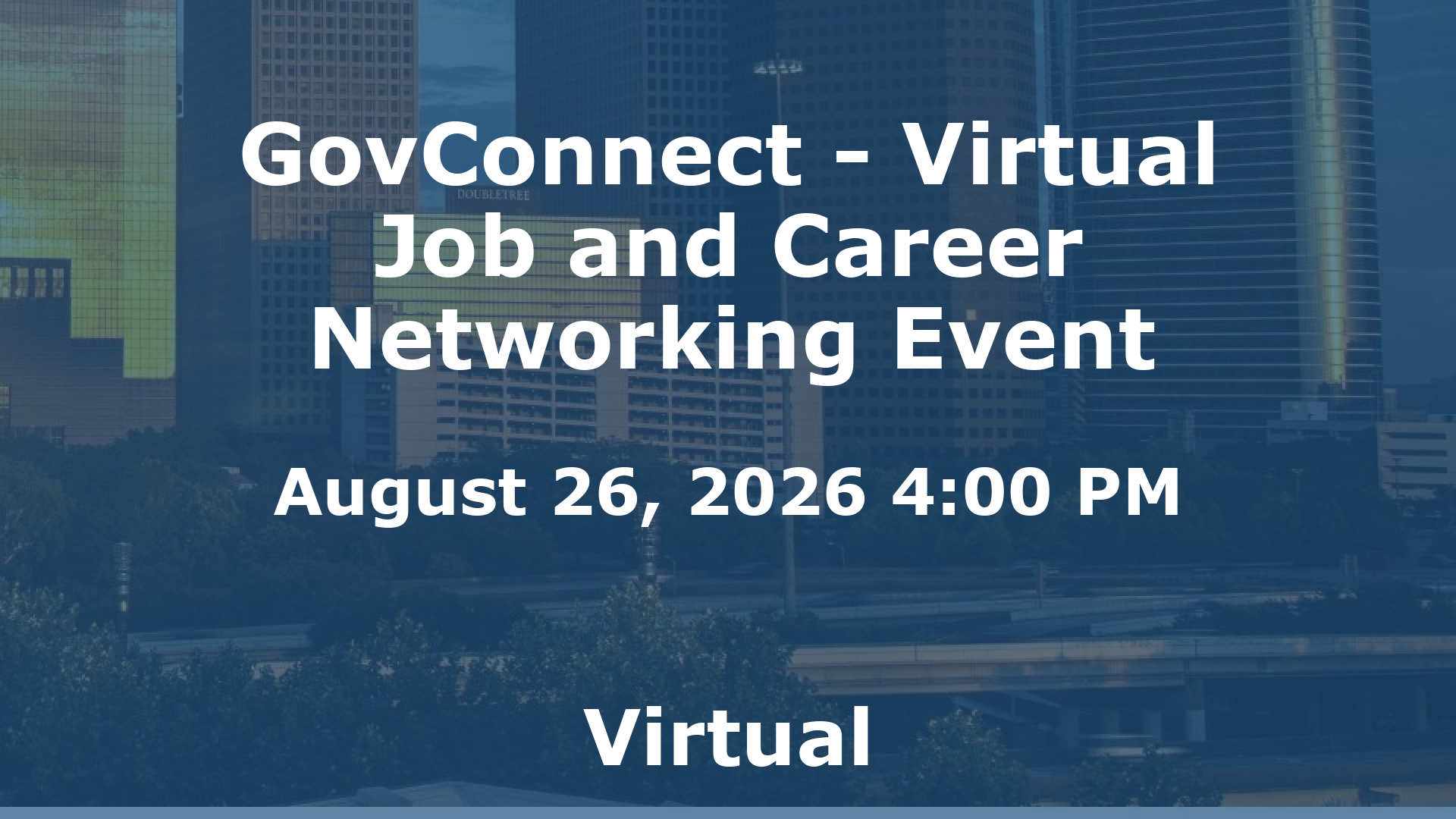 GovConnect - Virtual Job and Career Networking Event event image